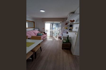 Sala de apartamento para alugar com 1 quarto, 68m² em Abraão, Florianópolis