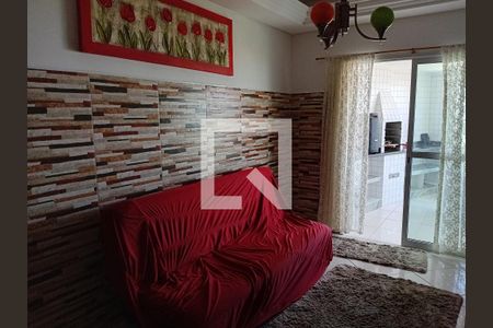 Sala de apartamento para alugar com 2 quartos, 82m² em Vila Caiçara, Praia Grande