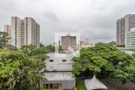 Vista da Sala de apartamento para alugar com 1 quarto, 27m² em Chácara Santo Antônio (zona Sul), São Paulo