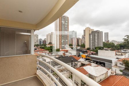 Varanda da Sala de apartamento à venda com 3 quartos, 84m² em Brooklin, São Paulo