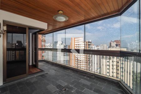 Varanda da Sala de apartamento para alugar com 4 quartos, 300m² em Vila Andrade, São Paulo