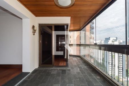 Varanda da Sala de apartamento para alugar com 4 quartos, 300m² em Vila Andrade, São Paulo