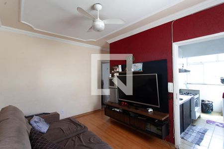 Sala de apartamento para alugar com 2 quartos, 53m² em São Francisco, Belo Horizonte