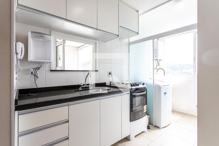 Cozinha de apartamento à venda com 2 quartos, 72m² em Centro de Apoio I (Alphaville), Santana de Parnaíba