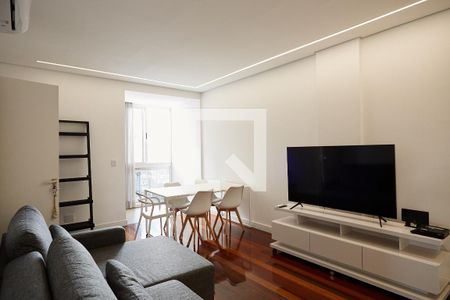 Sala de apartamento para alugar com 3 quartos, 100m² em Lourdes, Belo Horizonte