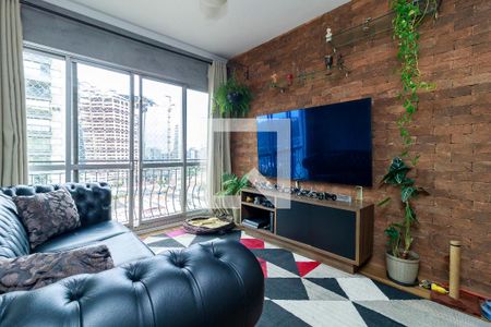 Sala de apartamento para alugar com 3 quartos, 83m² em Chácara Santo Antônio (zona Sul), São Paulo