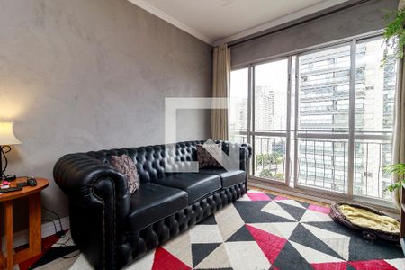 Sala de apartamento para alugar com 3 quartos, 83m² em Chácara Santo Antônio (zona Sul), São Paulo