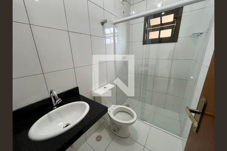 Banheiro de casa de condomínio para alugar com 1 quarto, 50m² em Jardim Casa Branca, Suzano