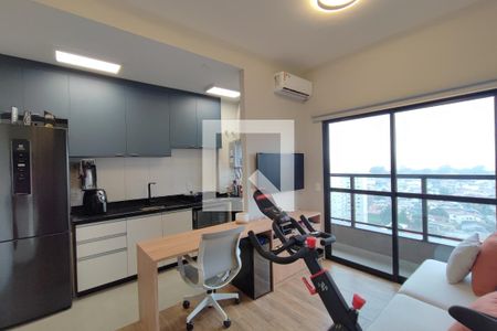 Sala de apartamento à venda com 1 quarto, 34m² em Parque Industrial, Campinas