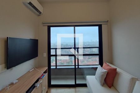 Sala de apartamento à venda com 1 quarto, 34m² em Parque Industrial, Campinas