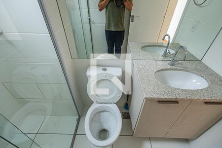 Banheiro da Suíte de apartamento para alugar com 3 quartos, 70m² em Liberdade, Belo Horizonte