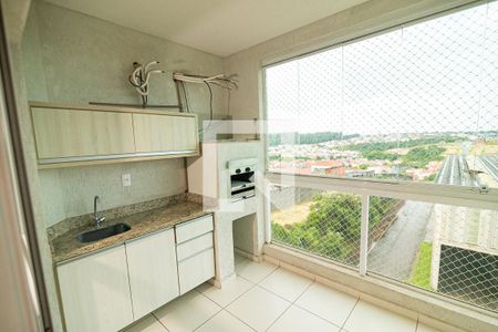 Varanda gourmet de apartamento para alugar com 3 quartos, 83m² em Aqui Se Vive, Indaiatuba