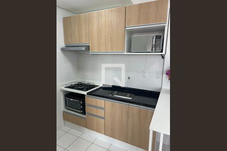 Cozinha de kitnet/studio à venda com 1 quarto, 34m² em Centro, São Leopoldo