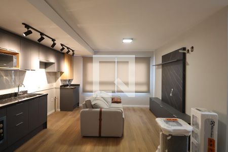 Sala de apartamento para alugar com 2 quartos, 54m² em Harmonia, Canoas