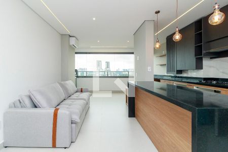 Sala de kitnet/studio para alugar com 2 quartos, 70m² em Brooklin, São Paulo