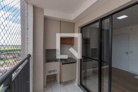 Varanda Sala de Estar/Jantar  de apartamento para alugar com 2 quartos, 55m² em Jardim do Bosque, Hortolândia