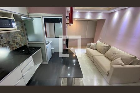 Sala de apartamento para alugar com 1 quarto, 40m² em Cidade Monções, São Paulo