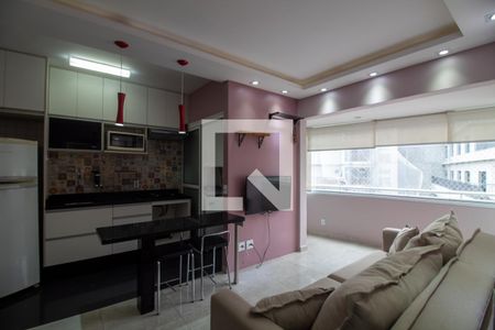 Sala de apartamento para alugar com 1 quarto, 40m² em Cidade Monções, São Paulo