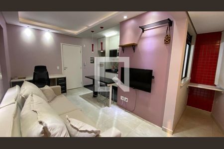 Sala de apartamento para alugar com 1 quarto, 40m² em Cidade Monções, São Paulo