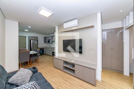 Sala de apartamento para alugar com 1 quarto, 45m² em Barro Preto, Belo Horizonte