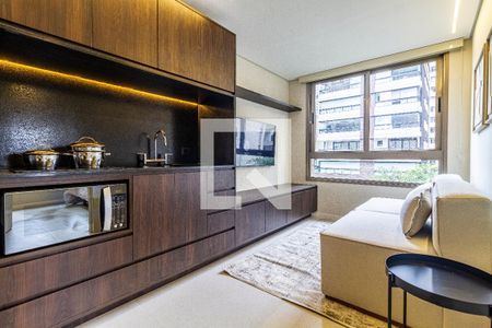 Sala de apartamento para alugar com 1 quarto, 32m² em Pinheiros, São Paulo