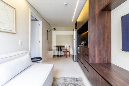 Sala de apartamento para alugar com 1 quarto, 32m² em Pinheiros, São Paulo