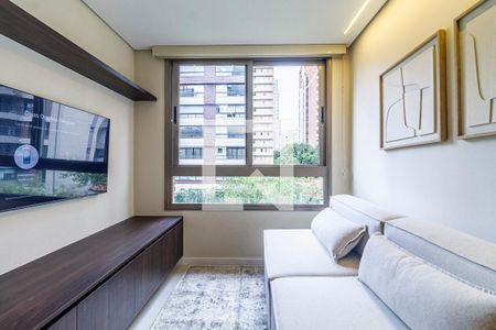 Sala de apartamento para alugar com 1 quarto, 32m² em Pinheiros, São Paulo