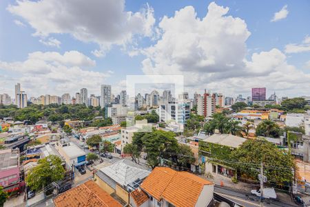 Vista da Varanda de kitnet/studio para alugar com 1 quarto, 57m² em Jardim das Bandeiras, São Paulo