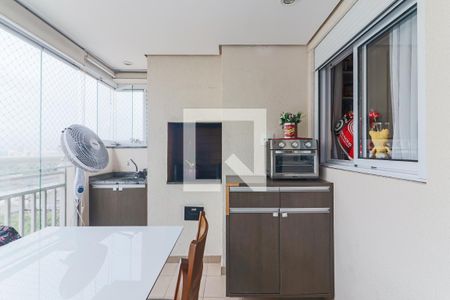 Varanda Gourmet de apartamento à venda com 3 quartos, 84m² em Jaguaré, São Paulo