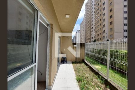 Varanda da Sala de apartamento para alugar com 1 quarto, 37m² em Jardim Prudência, São Paulo