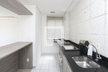 Cozinha de apartamento para alugar com 2 quartos, 44m² em Mário Quintana, Porto Alegre