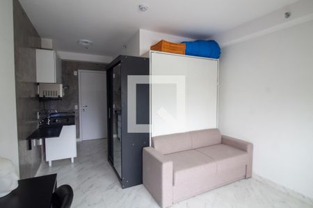 Sala/ quarto - Studio de apartamento para alugar com 1 quarto, 21m² em Santo Amaro, São Paulo