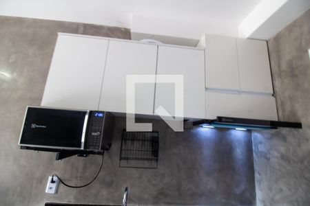 Cozinha - Armários de apartamento para alugar com 1 quarto, 21m² em Santo Amaro, São Paulo