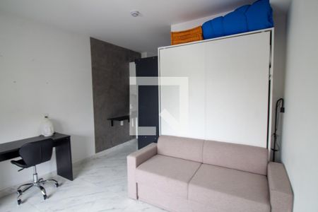 Sala/ quarto - Studio de apartamento para alugar com 1 quarto, 21m² em Santo Amaro, São Paulo