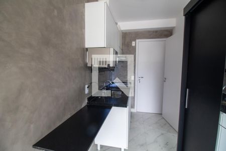 Cozinha de apartamento para alugar com 1 quarto, 21m² em Santo Amaro, São Paulo