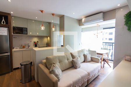 Sala de apartamento à venda com 1 quarto, 41m² em Continental, Osasco