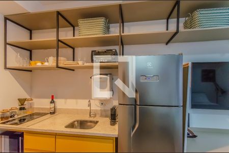 Cozinha de kitnet/studio à venda com 1 quarto, 25m² em Vila Mariana, São Paulo