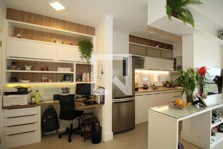 Sala/Cozinha de apartamento para alugar com 2 quartos, 67m² em Vila Andrade, São Paulo