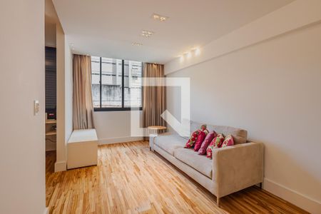 Sala de apartamento para alugar com 1 quarto, 42m² em Vila Madalena, São Paulo