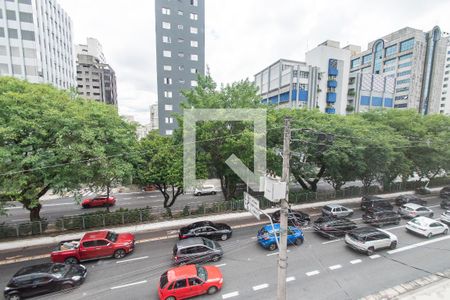 Vista da sala de kitnet/studio para alugar com 1 quarto, 23m² em Vila Mariana, São Paulo