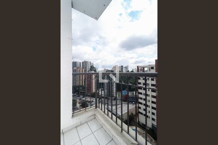 Varanda da Sala de apartamento à venda com 3 quartos, 72m² em Vila Andrade, São Paulo