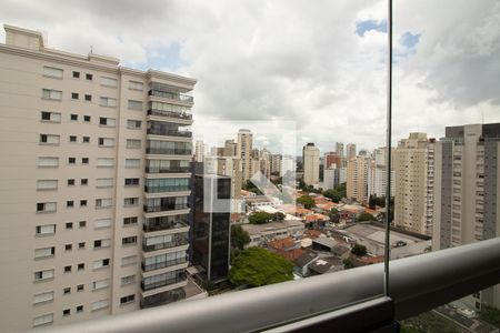 Vista da Varanda de apartamento para alugar com 1 quarto, 52m² em Campo Belo, São Paulo