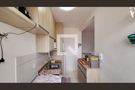 Cozinha e Área de Serviço de apartamento à venda com 2 quartos, 56m² em Vila Della Piazza, Jundiaí