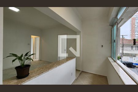 Detalhe Sala de casa para alugar com 3 quartos, 93m² em Boqueirão, Santos