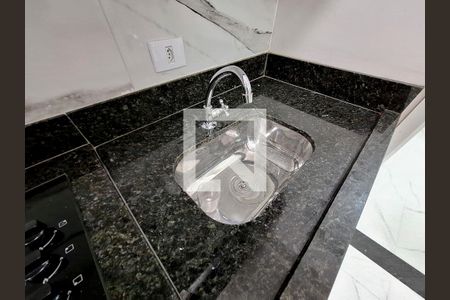 Cozinha de apartamento para alugar com 1 quarto, 29m² em Vila Pauliceia, São Paulo