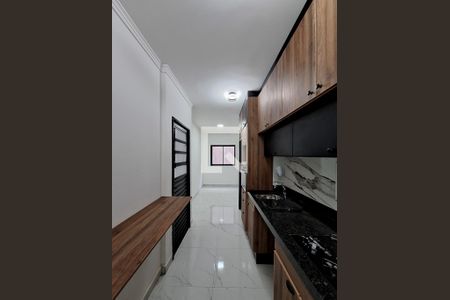 Cozinha de apartamento para alugar com 1 quarto, 29m² em Vila Pauliceia, São Paulo