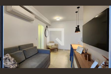 Sala de apartamento para alugar com 1 quarto, 48m² em Ponta da Praia, Santos