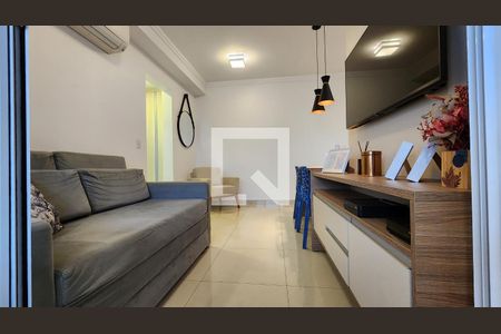 Sala de apartamento para alugar com 1 quarto, 48m² em Ponta da Praia, Santos