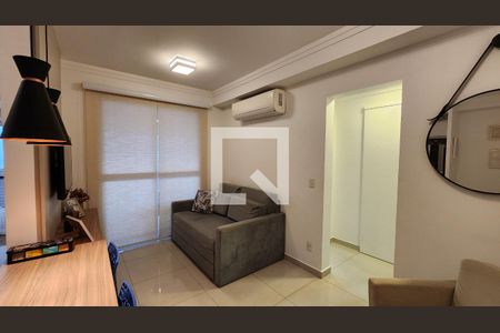 Sala de apartamento para alugar com 1 quarto, 48m² em Ponta da Praia, Santos