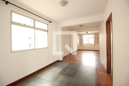 Sala  de apartamento à venda com 3 quartos, 93m² em Serra, Belo Horizonte